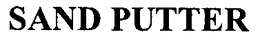 SAND PUTTER trademark