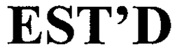 EST'D trademark