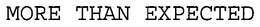 MORE THAN EXPECTED trademark