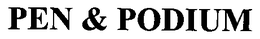 PEN & PODIUM trademark