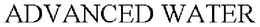ADVANCED WATER trademark