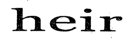 HEIR trademark