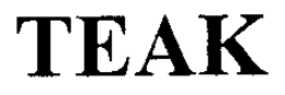 TEAK trademark
