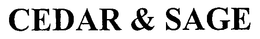 CEDAR & SAGE trademark