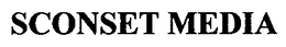 SCONSET MEDIA trademark
