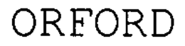 ORFORD trademark