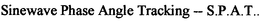 SINEWAVE PHASE ANGLE TRACKING -- S.P.A.T. trademark