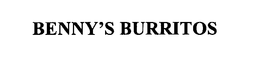 BENNY'S BURRITOS trademark