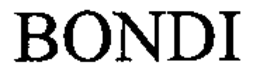 BONDI trademark