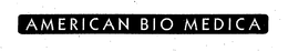 AMERICAN BIO MEDICA trademark