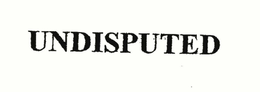 UNDISPUTED trademark