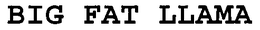 BIG FAT LLAMA trademark