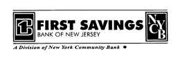 1B FIRST SAVINGS BANK OF NEW JERSEY A DIVISION OF NEW YORK COMMUNITY BANK NYCB trademark