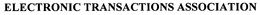 ELECTRONIC TRANSACTIONS ASSOCIATION trademark