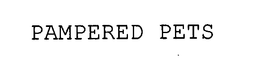 PAMPERED PETS trademark