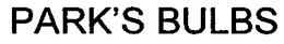 PARK'S BULBS trademark
