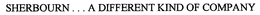 SHERBOURN ... A DIFFERENT KIND OF COMPANY trademark