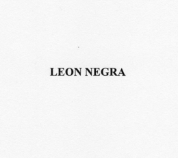 LEON NEGRA trademark
