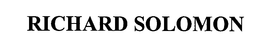 RICHARD SOLOMON trademark