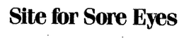 SITE FOR SORE EYES trademark