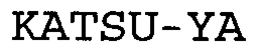 KATSU-YA trademark