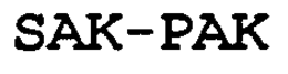 SAK-PAK trademark