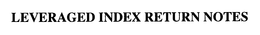 LEVERAGED INDEX RETURN NOTES trademark