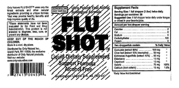 ULTRA POTENT, FAST ACTING, SUBLINGUAL FORMULA FLU SHOT LIQUID DIETARY SUPPLEMENT SUPPORT FORMULA ALCOHOL FREE trademark