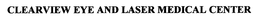 CLEARVIEW EYE AND LASER MEDICAL CENTER trademark