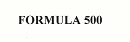 FORMULA 500 trademark