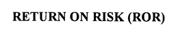 RETURN ON RISK (ROR) trademark