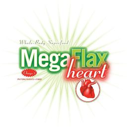 WHOLE-BODY SUPERFOOD MEGAFLAX HEART OMEGA 3 PHYTONUTRIENTS - FIBER trademark