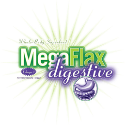 WHOLE-BODY SUPERFOOD MEGAFLAX DIGESTIVE OMEGA 3 PHYTONUTRIENTS-FIBER trademark