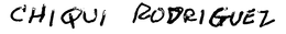 CHIQUI RODRIGUEZ trademark