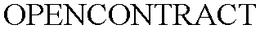 OPENCONTRACT trademark