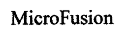 MICROFUSION trademark