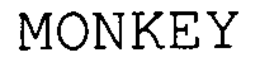 MONKEY trademark