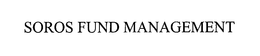 SOROS FUND MANAGEMENT trademark