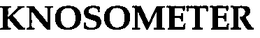 KNOSOMETER trademark