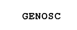 GENOSC trademark