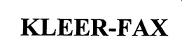 KLEER-FAX trademark