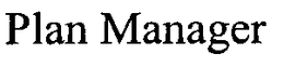PLAN MANAGER trademark