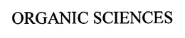 ORGANIC SCIENCES trademark