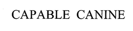 CAPABLE CANINE trademark