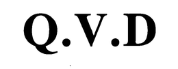 Q.V.D trademark