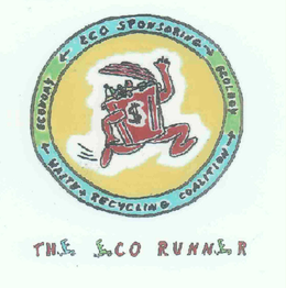 THE ECO RUNNER ECO SPONSORING ECOLOGY ECONOMY WASTE & RECYCLING COALITION $ trademark