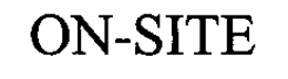 ON-SITE trademark
