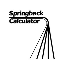 SPRINGBACK CALCULATOR trademark