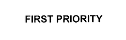 FIRST PRIORITY trademark