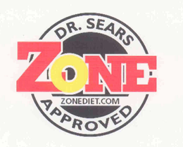DR. SEARS ZONE APPROVED ZONEDIET.COM trademark